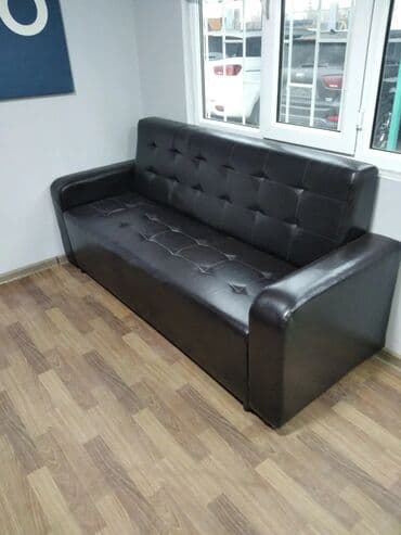 диваны лофт: Комплект мягкой мебели, Новый, Бесплатная доставка, цвет - Черный — 6