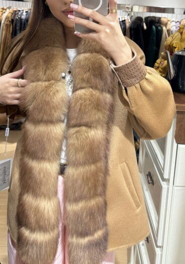 макс мара: Полупальто MaxMara. Ворот натуральный писец 100% кашемир. Без подклада — 1