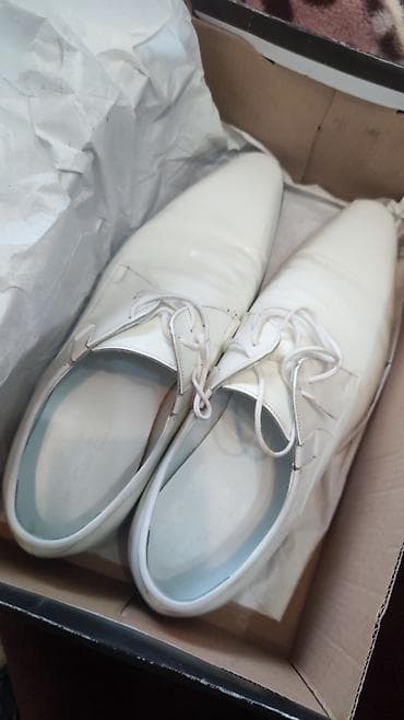 кожа туфли: Белые классические туфли-дерби - Модель: дерби/оксфорды на шнуровке - — 1