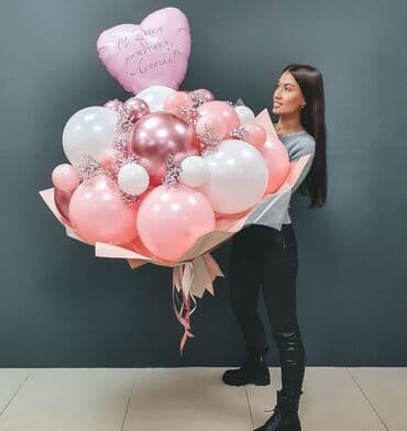 газ баллон кислородный ош сатылат: Цветы из шаров подарки на 8 марта Корзины из шаров букеты с бабочками — 10