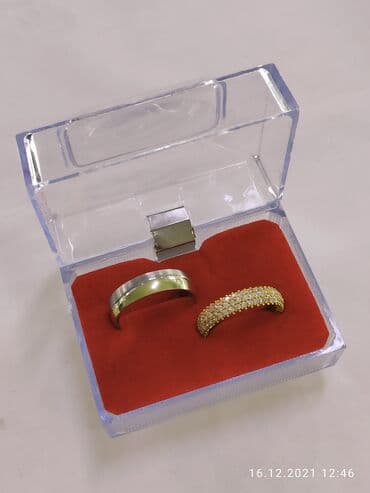 свадебные наборы ручной: Кольцо обручальное Серебро+ золото 925 пробы Италия Эксклюзив Серебро — 7