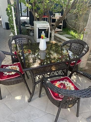 столы в рассрочку: Комплект садовой мебели, Кресла, Ротанг — 1