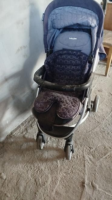 nike force: Прогулочная коляска Babyton (фирменная вышивка на спинке) — 2