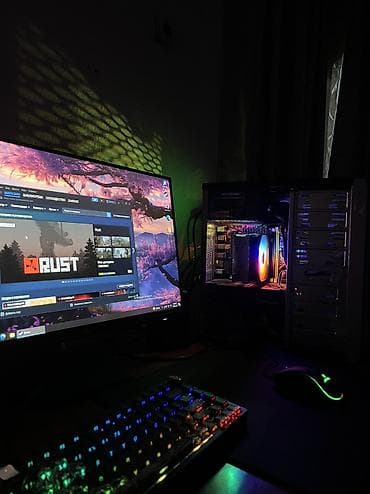 r5 7500f: Компьютер, ядер - 8, ОЗУ 16 ГБ, Для работы, учебы, Б/у, Intel Xeon, AMD Radeon RX 580, SSD — 2