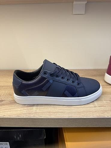 Мужские кроссовки, 40, 41, 42, Burberry, Новый, цвет - Синий, Самовывоз