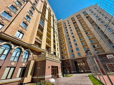 Просторная светлая квартира в современном жилом комплексе с закрытым at lalafo.kg Просторная светлая квартира в современном жилом комплексе с закрытым