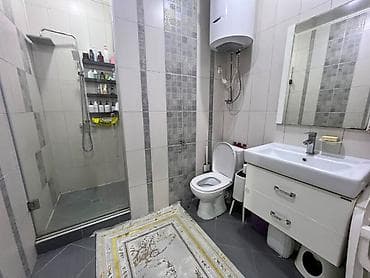 Квартиры: 2 комнаты, 60 м², Джал мкр (в т.ч. Верхний, Нижний, Средний) Индивидуалка, 13 этаж, Евроремонт — 4