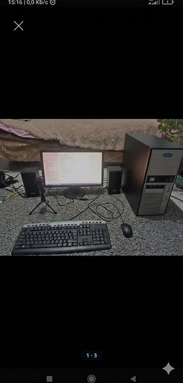 Компьютер, ядер - 4, ОЗУ 6 ГБ, Для работы, учебы, Б/у, Intel Core i5, HDD