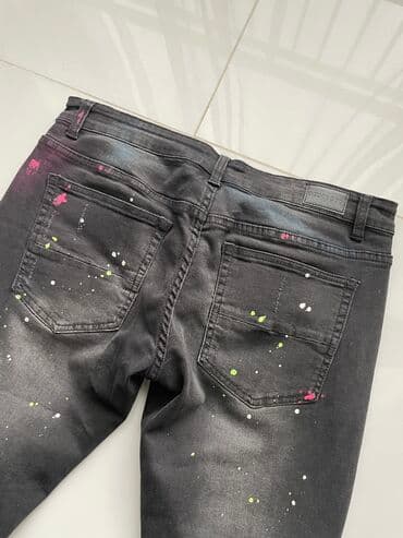 джинсы на девочку: Джинсы, Скинни, США, Рваные, 2XS — 4