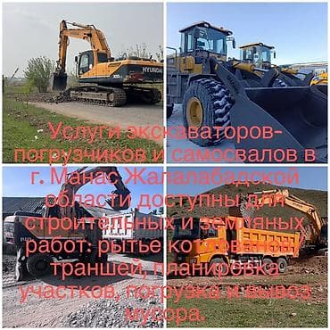 Транспорт: Услуги экскаватора | Траншеи — 1