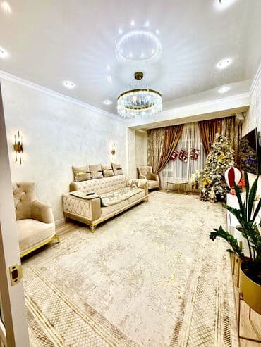 срочно продаётся 1 комнатная квартира в районе ошского рынка по улице кенсуйская: 3 комнаты, 88 м², Элитка, 14 этаж, Дизайнерский ремонт — 2