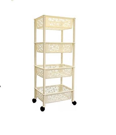 third edition solution: Этажерка Prima, прямоугольная, четырехсекционная большая (пластик) — 2