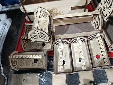 coffee table: Декоративный Бешик - Материал: шлифованная фанера лазерной резки. - — 4