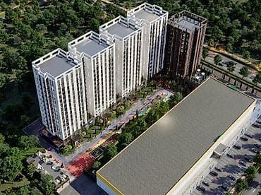 brooklyn: 2 комнаты, 78 м², Элитка, 12 этаж, Готовая ПСО (под самоотделку) — 1