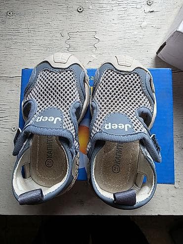 синие детские туфли: Детская обувь комплектом: 1) Зимние ботинки для малыша, черные. - — 4