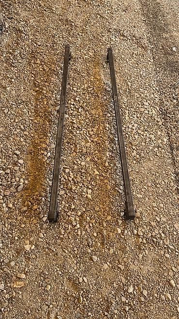 откатные ворота комплектующие: Направляющие и рельсы для ворот Б/у — 1