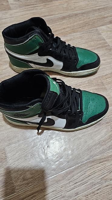 данки найк: Мужские кроссовки, 40, Jordan, Б/у, цвет - Зеленый, Самовывоз — 2