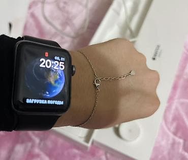 сколько стоит смарт часы в бишкеке: Apple Watch Series 3 (GPS), 38/42 мм — черный спортивный ремешок — 4