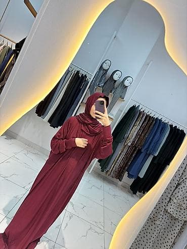 Плащи: Намазники бордового цвета. ОПТОМ И В РОЗНИЦУ ! - Свободный прямой — 3