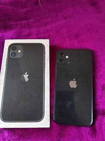 IPhone 11, 64 ГБ, Черный, Коробка, 73 % at lalafo.kg IPhone 11, 64 ГБ, Черный, Коробка, 73 %