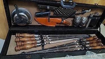 дереву: 🔥 Набор шампуров в кейсе 🔥 Отличный подарок мужчине для отдыха и — 2