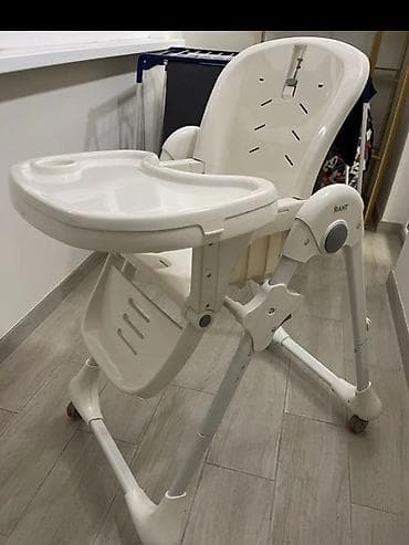 стульчик для кормления от икеа: Детский высокий стул для кормления RANT (модель Nature) - Цвет: белый — 1