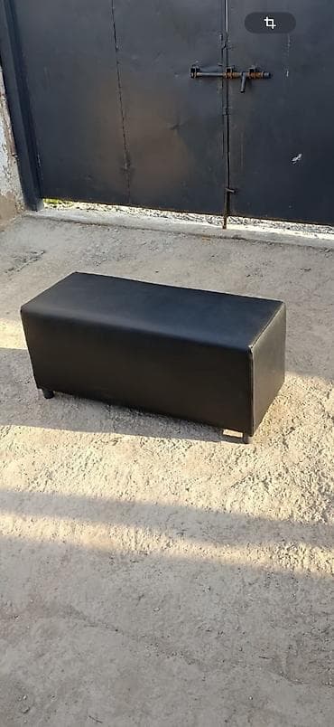 скамейки для офиса: Офисный диван, Новый, цвет - Черный — 1
