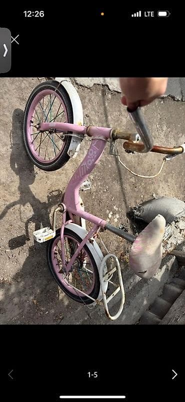 Детские велосипеды: Детский велосипед, 2-колесный, 4 - 6 лет, Для девочки — 1