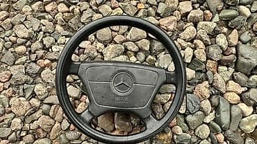 w124: Руль Mercedes-Benz 1994 г., Б/у, Оригинал, Германия — 2