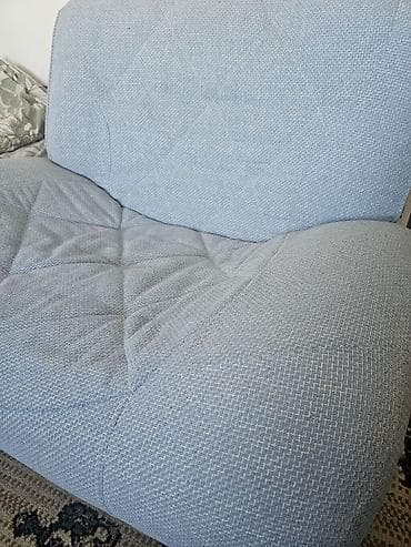 Кухонные принадлежности: Комплект мягкой мебели, Б/у, Самовывоз, Платная доставка, цвет - Голубой — 3