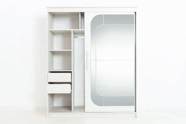 металлические шкафы для одежды: Шкаф -купе для одежды 2Д 19 Инфинити, Ясень Анкор светлый, СВ Мебель — 10