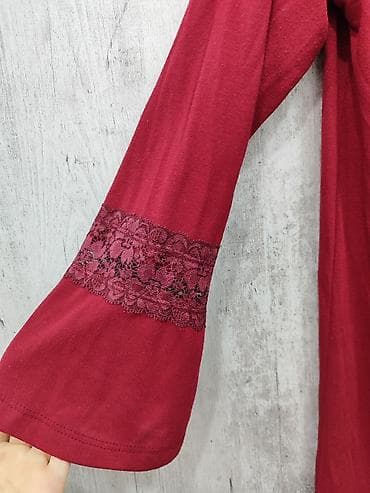 Пальто: Лонгслив, цвет - Черный, S — 3