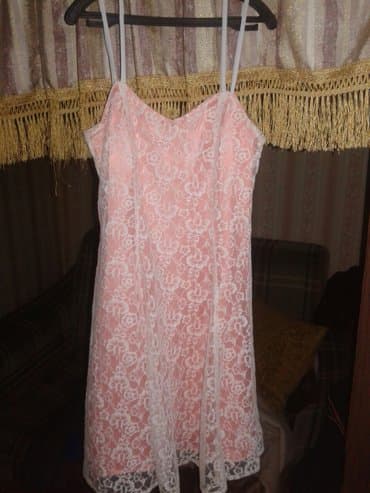 вечерний костюм: Продаю платье! Размер 44-46. Настоящий атлас и натуральный гипюр. Не — 2