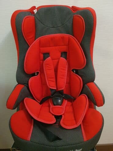 Автокресло, цвет - Красный, Б/у