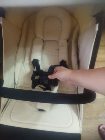 защитник от ветра коляска: Коляска, цвет - Желтый, Б/у — 6