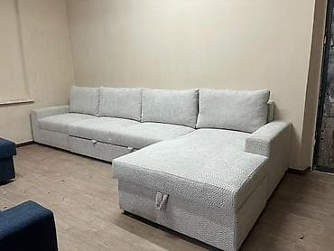 Окна и комплектующие: Угловой диван, C подушками — 2