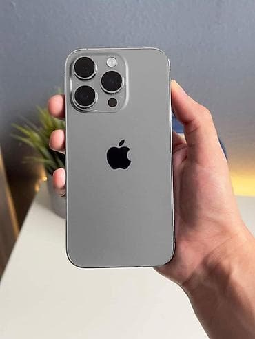 iphone 13 pro mac: IPhone 15 Pro Max, Б/у, 256 ГБ, Natural Titanium, Зарядное устройство, Защитное стекло, Чехол, 87 % — 1