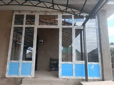 пластиковая крыша: Панорамные ПВХ конструкции для входной группы/террасы - Высокие окна — 1