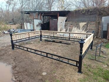 качели большие: Тапчан 2 x 2 x 2 м, Металл — 15