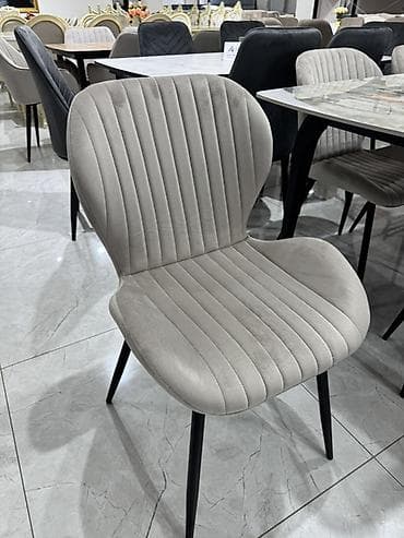 chair table: Кухонный стол и стул, цвет - Серый — 2