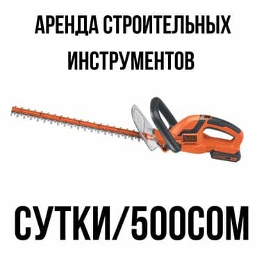 триммеры для сада: Кусторез.электрическая. Стоимость аренды в 500 Доставка есть 300 — 1
