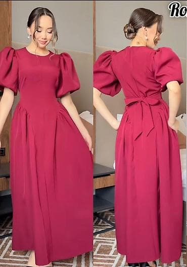 Вечернее платье, Классическое, Длинная модель, С рукавами, M, L