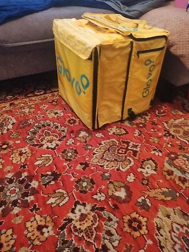 glovo bag: Термосумка-рюкзак курьерская Glovo - Формат: кубическая сумка для — 2