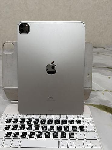 чехол ipad: Планшет, Apple, память 512 ГБ, 11" - 12", Wi-Fi, Б/у, Классический цвет - Серебристый — 4