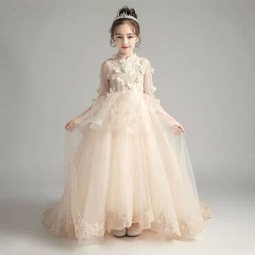 школьная одежда для девочек: Детское платье, Новый — 5