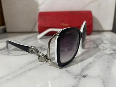 Аксессуары: Солнцезащитные очки Cartier, женская модель. - Форма — 6