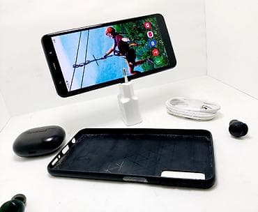 tecno spark 30c: Samsung Galaxy A7 2018, Б/у, 64 ГБ, цвет - Синий, 1 SIM, 2 SIM — 6