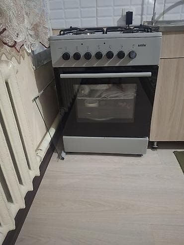 Газовая плита Simfer с духовкой - Рабочая поверхность: 4 конфорки (3 — 2