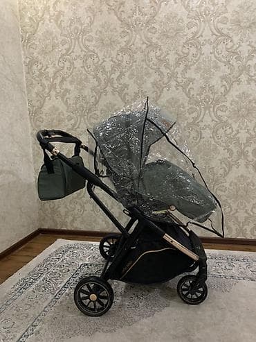 Коляски: Коляска, цвет - Золотой, Б/у — 4