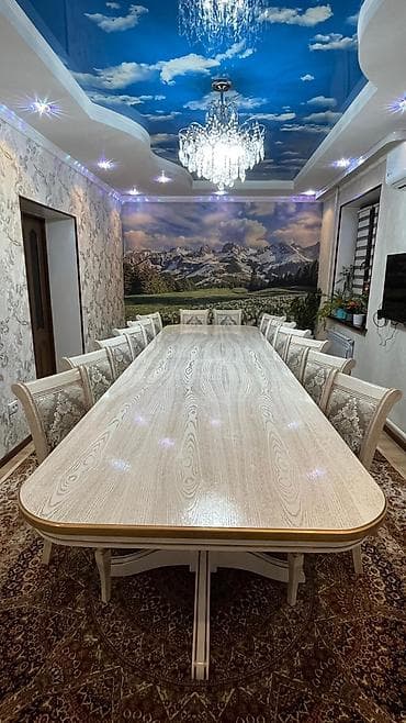 foldable table: Стол и стул для зала, Б/у, Самовывоз, цвет - Бежевый — 7